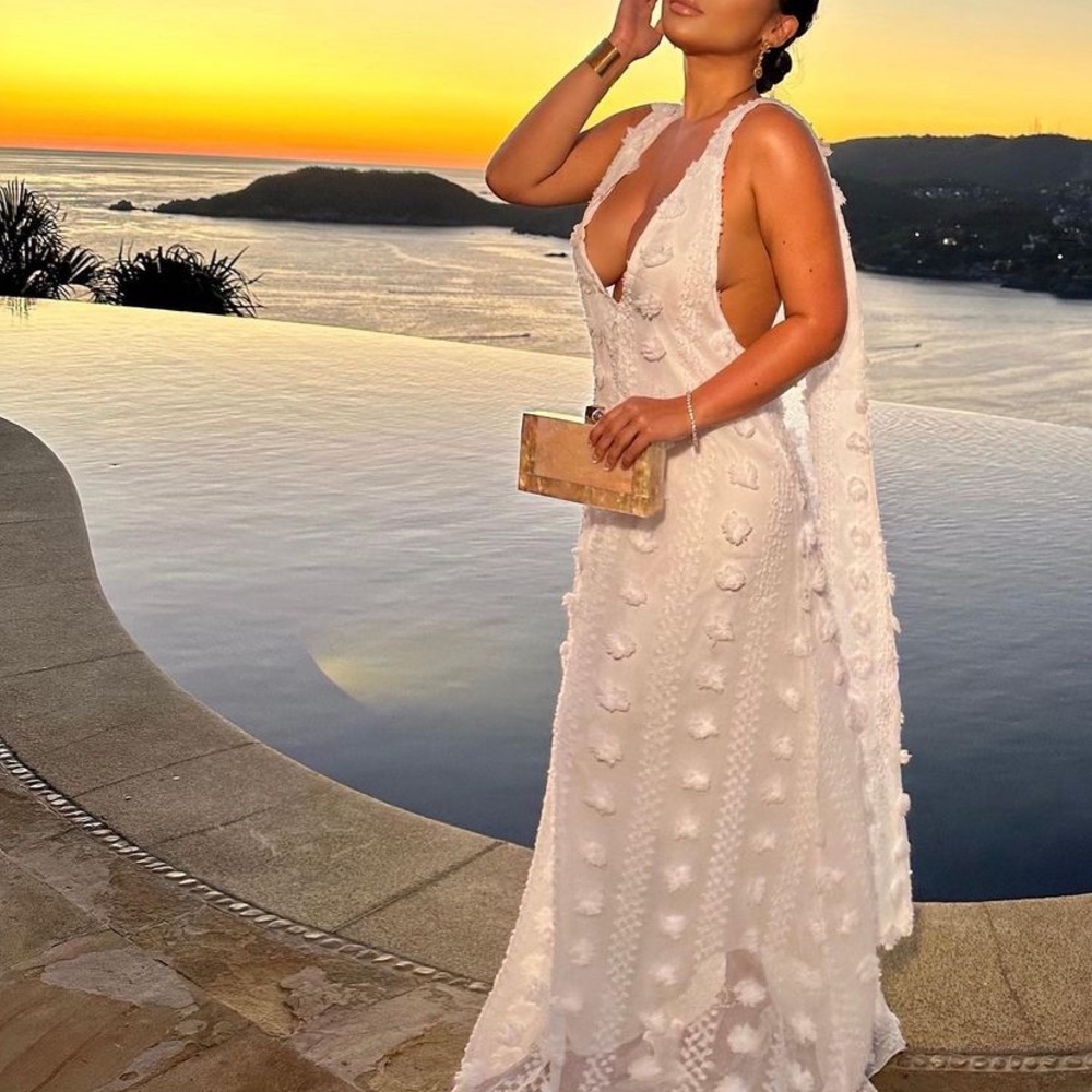 What jordy wore Summer maxi dress halter NEW s/m